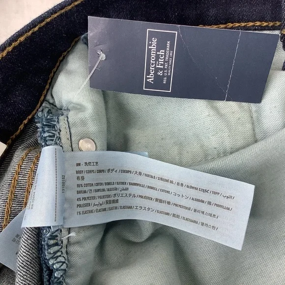 🏈New🏈 Abercrombie & Fitch Men’s Jeans 32W x 34L - Picture 4 of 6